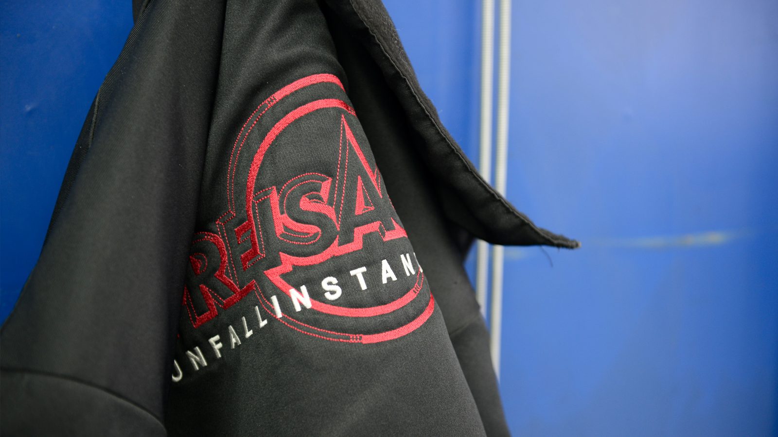 Arbeitsjacke mit Preisacher-Logo